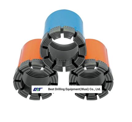 Алмазные колонковые долота и колонковые трубы для бурения с различными водоотводами